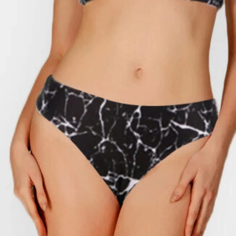 Marble Printed Sleeveless Bikini Set size Medium & Large NEW